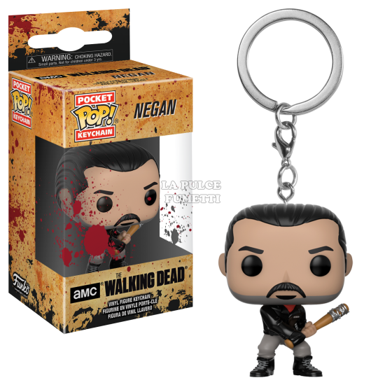 WALKING DEAD: NEGAN - POP FUNKO POCKET KEYCHAN 4 CM
